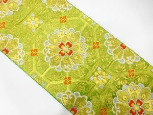 アンティーク 花蜀江模様織り出し袋帯(着用可)